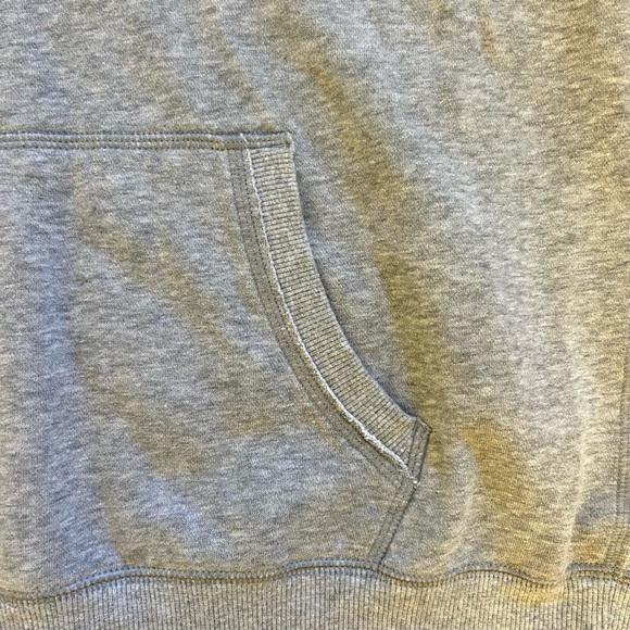 UNDER ARMOUR UA Favorite Fleece Word Mark Popover Hoodie Cozy Gray Size Small - Picture 2 of 6